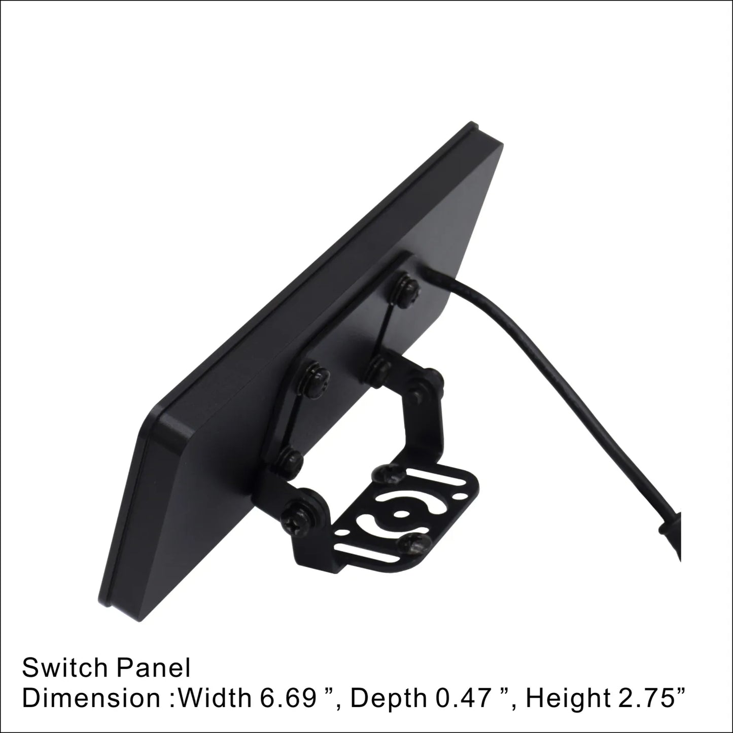 Voswitch UV120 Universal 12 Gang Programmable Switch Panel for Truck / UTV / Side by Side / Boat