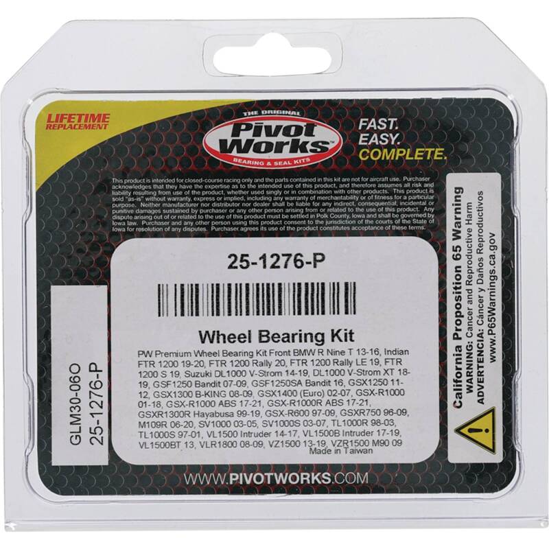 Pivot Works Premium Wheel Bearing