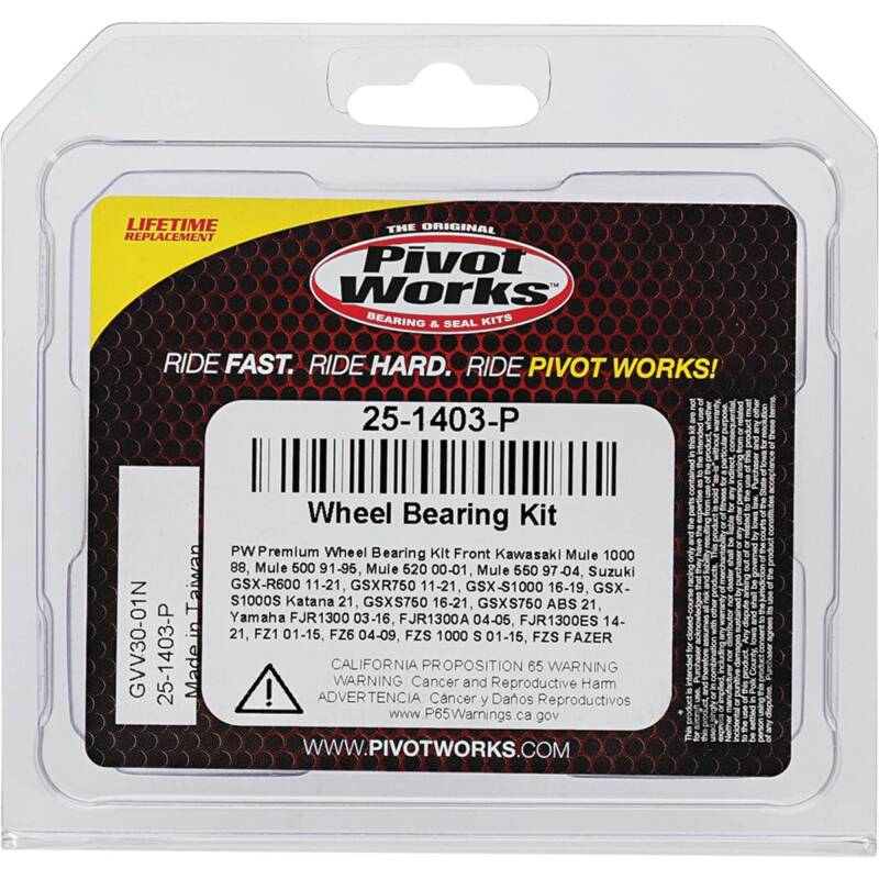 Pivot Works Premium Wheel Bearing