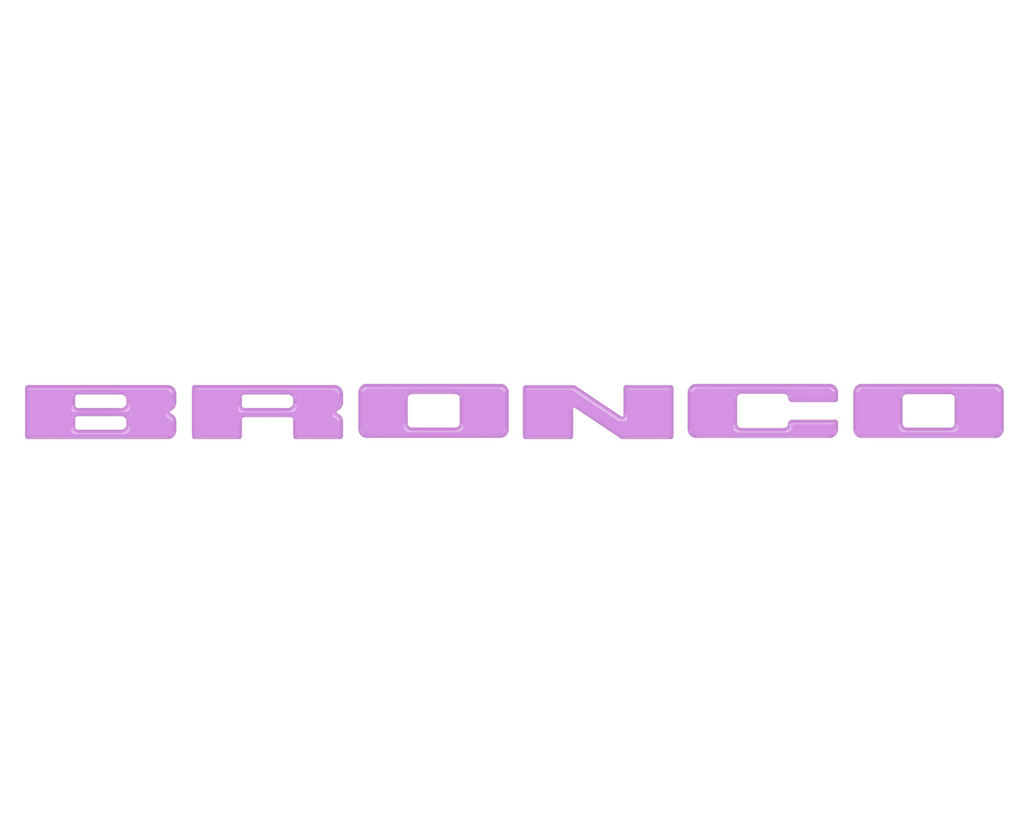 Front Grille Letters Overlays Fits 2021-2026 Ford Bronco Sport
