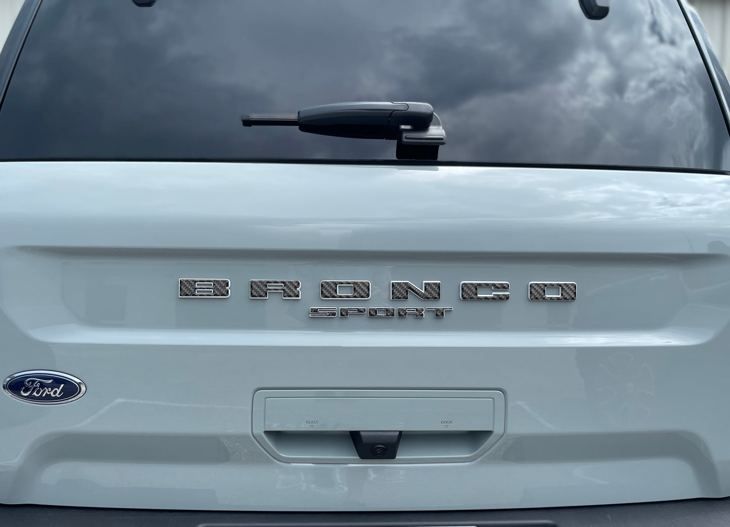 Rear Liftgate Letter Overlays Fits 2021-2026 Ford Bronco Sport