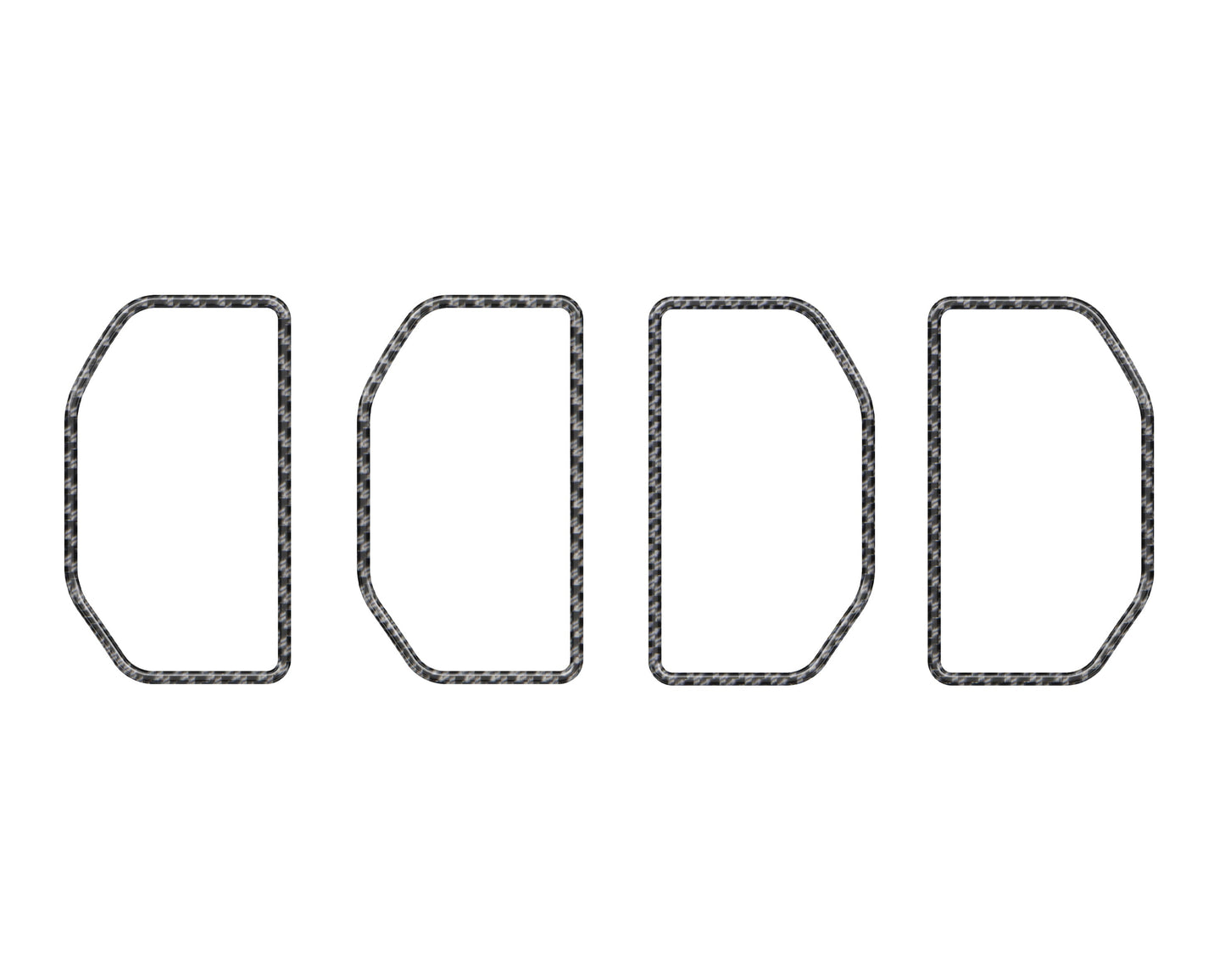 A/C Vent Surround Accent Overlays Fits 2021-2024 Ford Bronco Sport