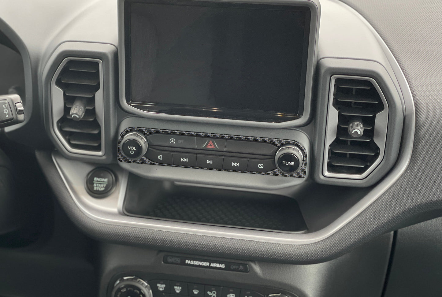 Radio Accent Overlay Fits 2021-2024 Ford Bronco Sport