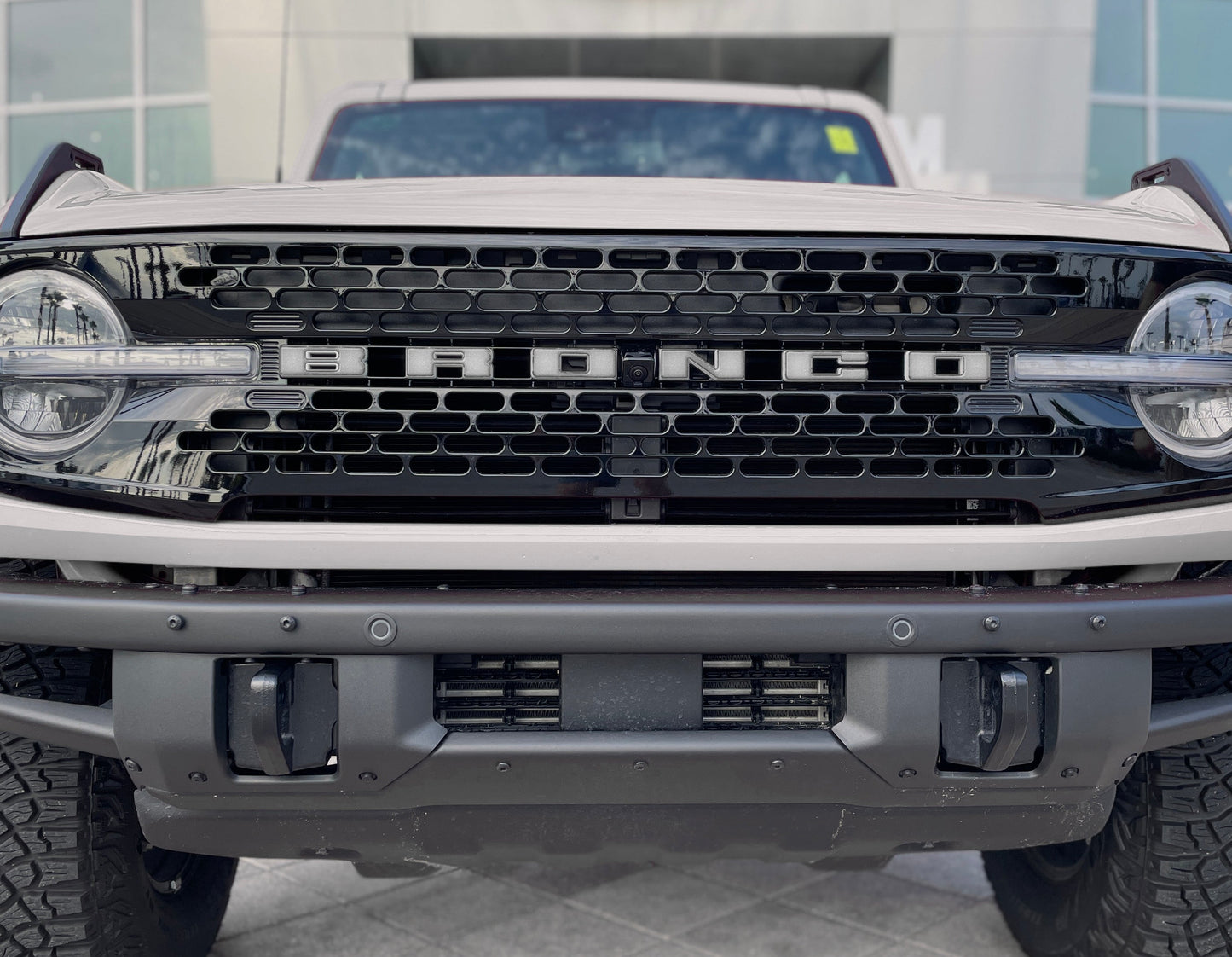 Front Grille Letter Overlays Fits 2021-2026 Ford Bronco