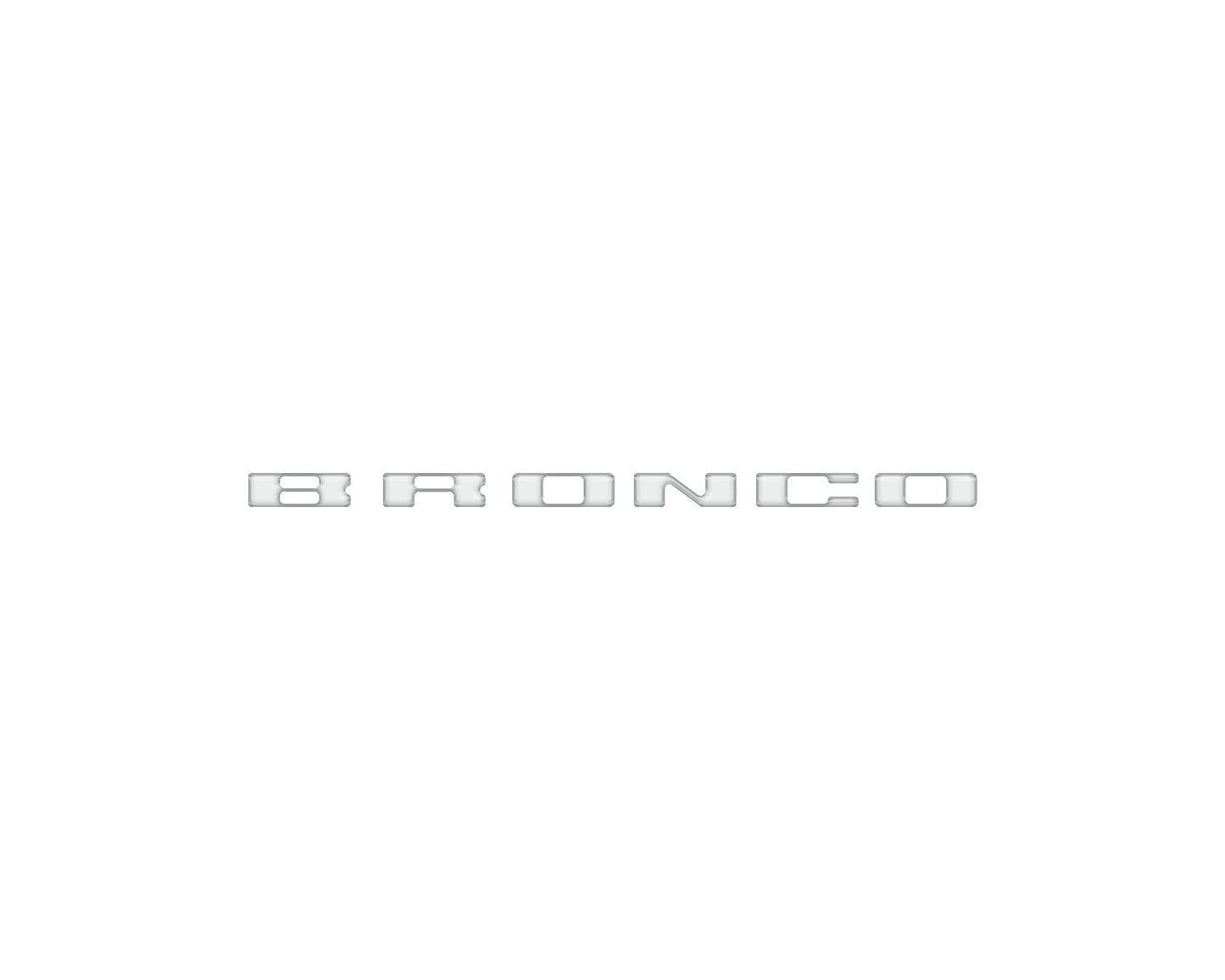 Passenger Dash Letter Inserts Fits 2025-2026 Ford Bronco Sport