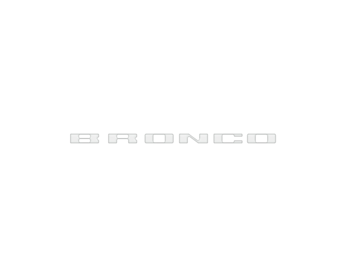 Passenger Dash Letter Inserts Fits 2025-2026 Ford Bronco Sport