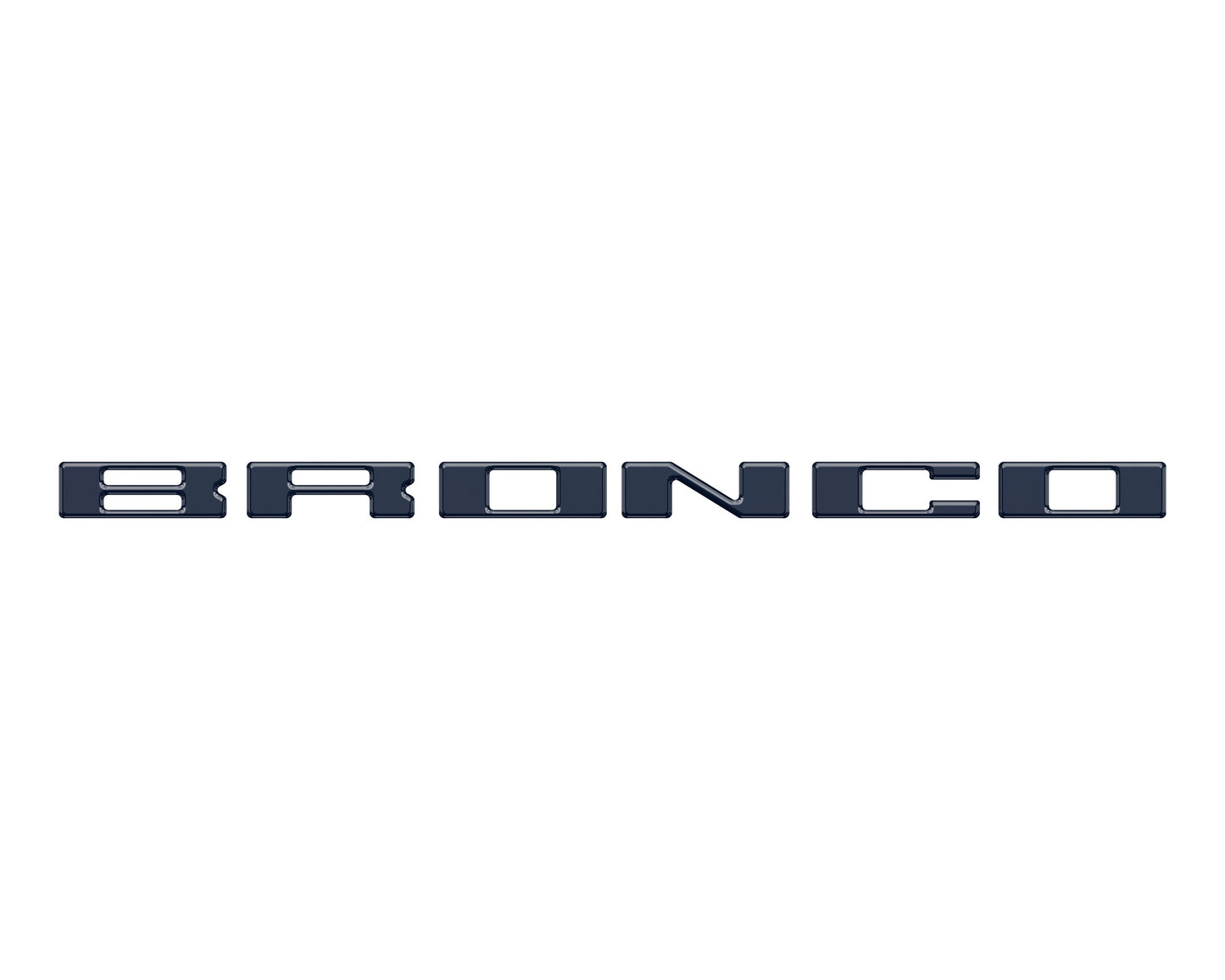 Roof Cross Bar Support Letter Overlays Fits 2022-2025 Ford Bronco