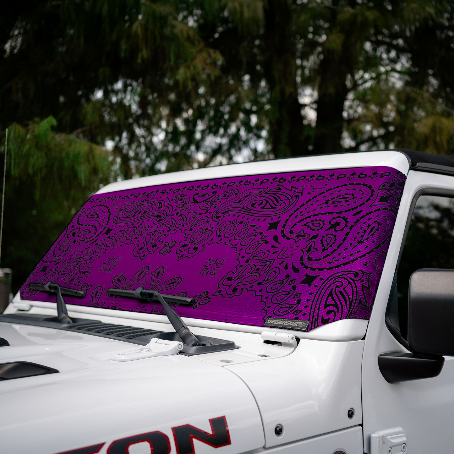 Jeep Wrangler (JL, JT, JK) and Jeep Gladiator Stock Printed Solar Shield (2007-2026)