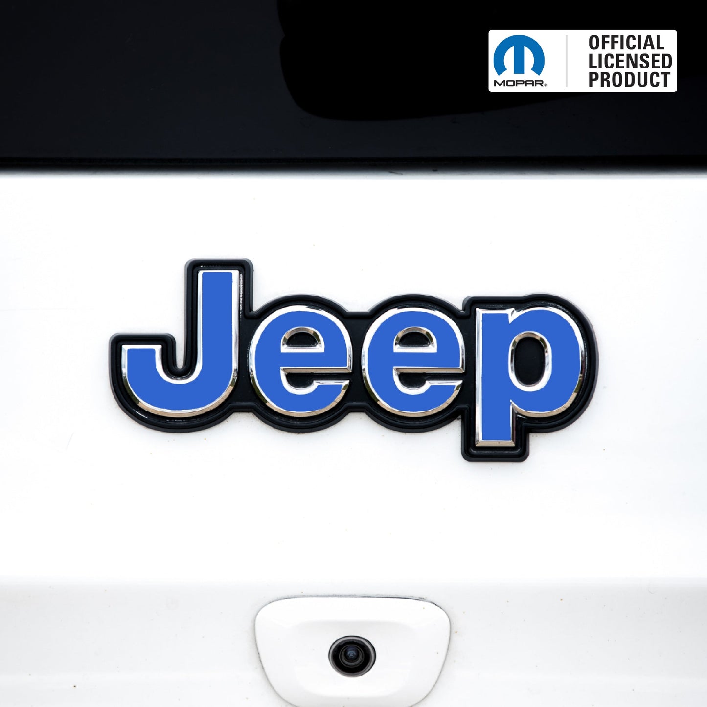 JEEP Emblem Overlay Decals – Solid Colors | Fits 2015+ Jeep Renegade