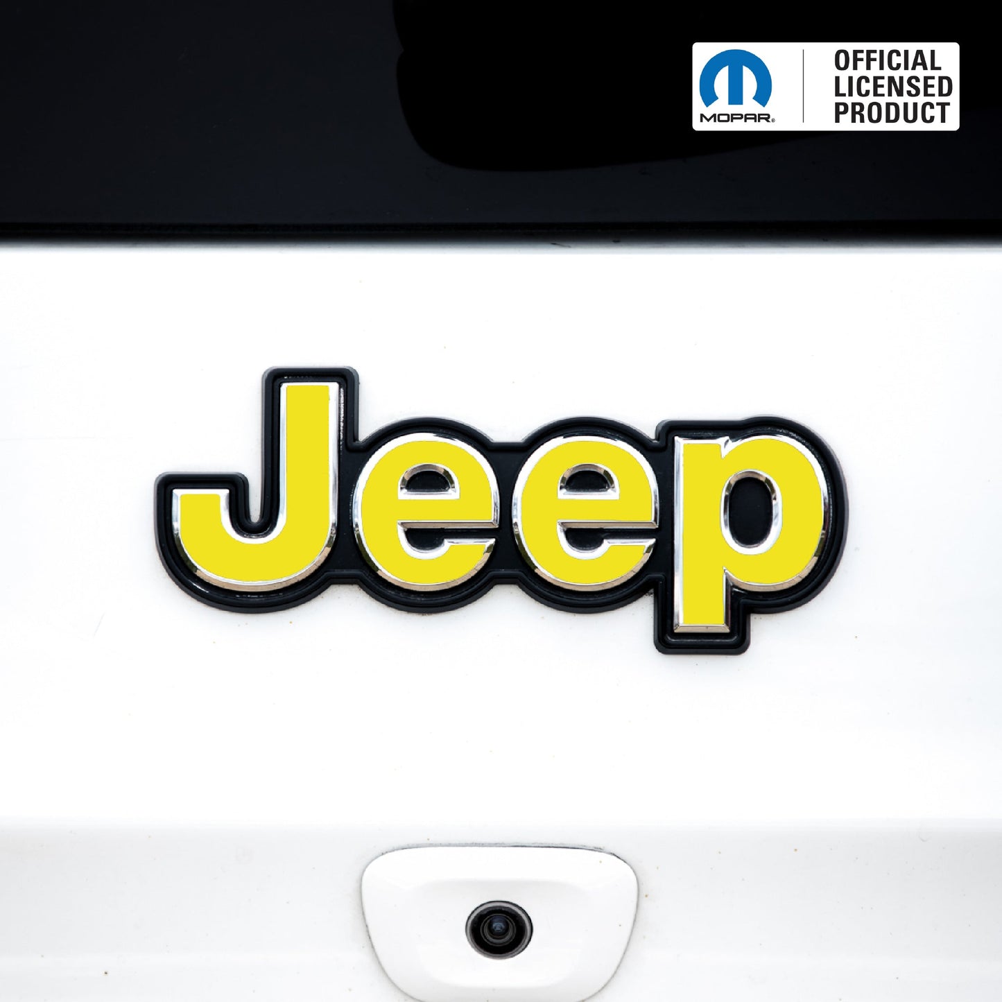 JEEP Emblem Overlay Decals – Solid Colors | Fits Jeep Liberty