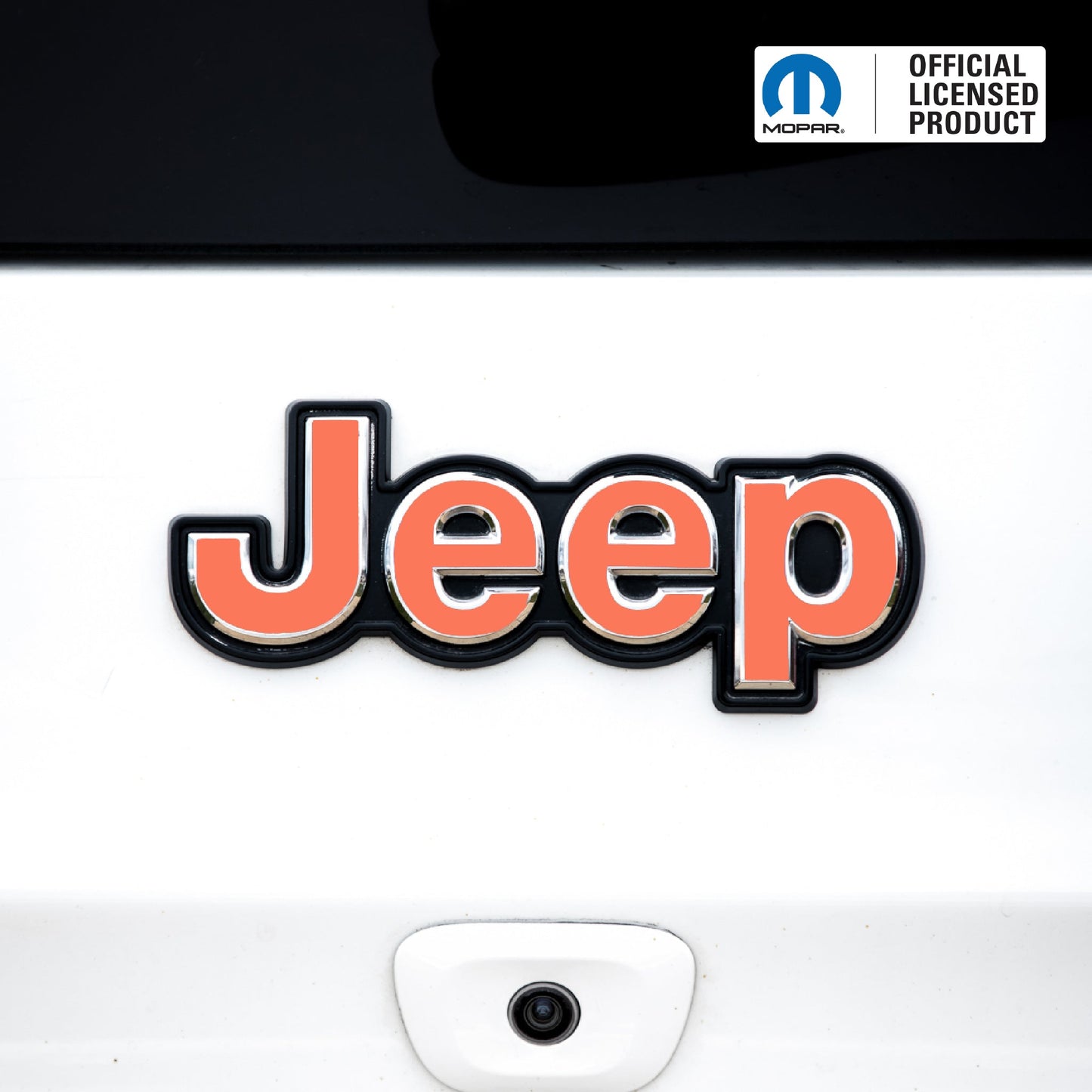 JEEP Emblem Overlay Decals – Solid Colors | Fits 2015+ Jeep Renegade