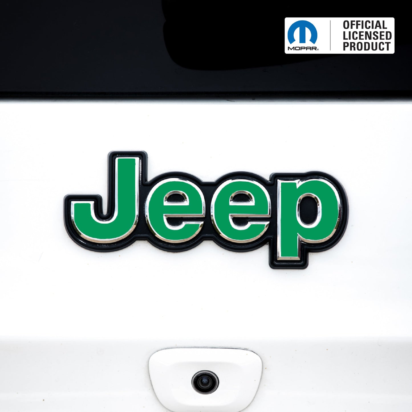 JEEP Emblem Overlay Decals – Solid Colors | Fits 2015+ Jeep Renegade