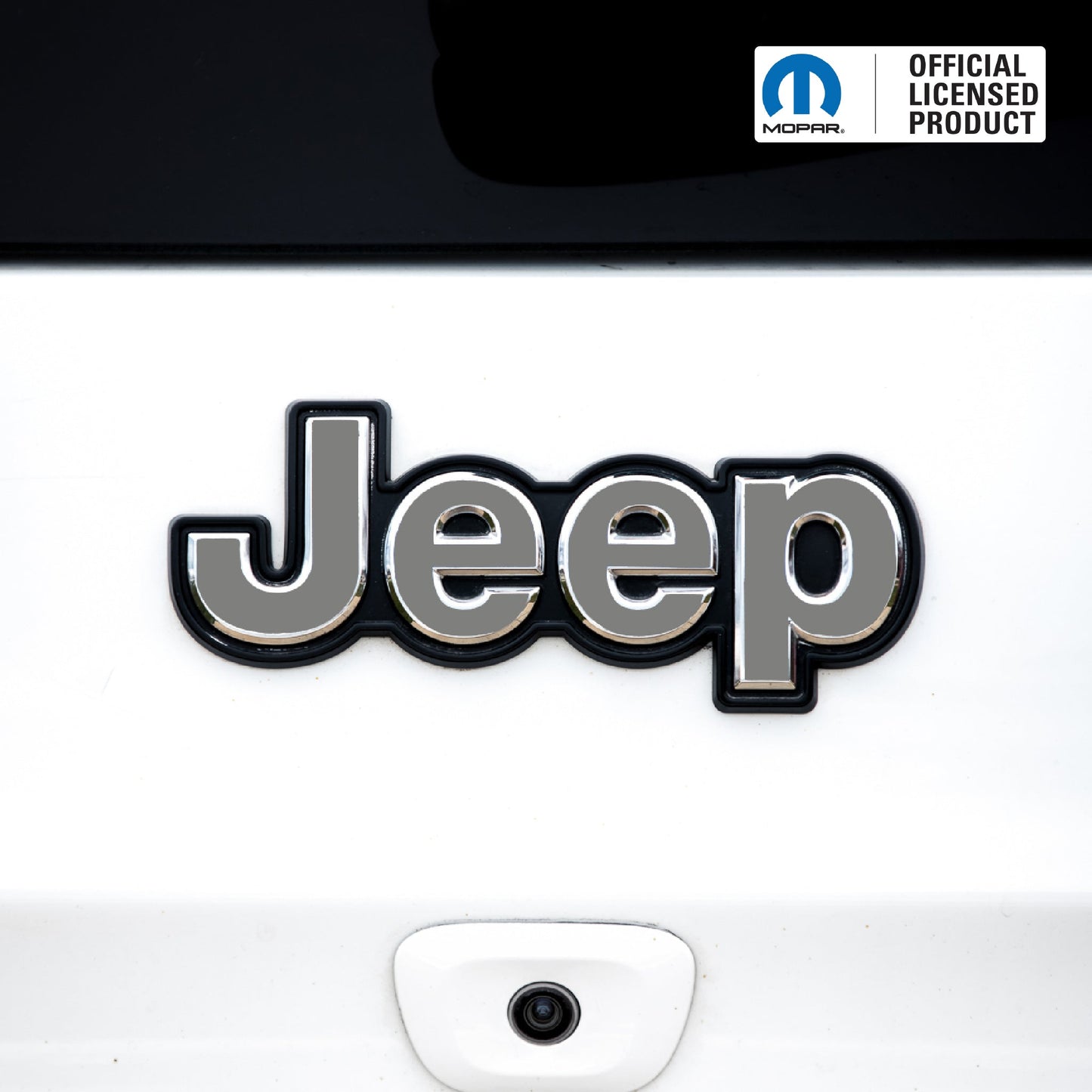 JEEP Emblem Overlay Decals – Solid Colors | Fits 2014+ Jeep Compass