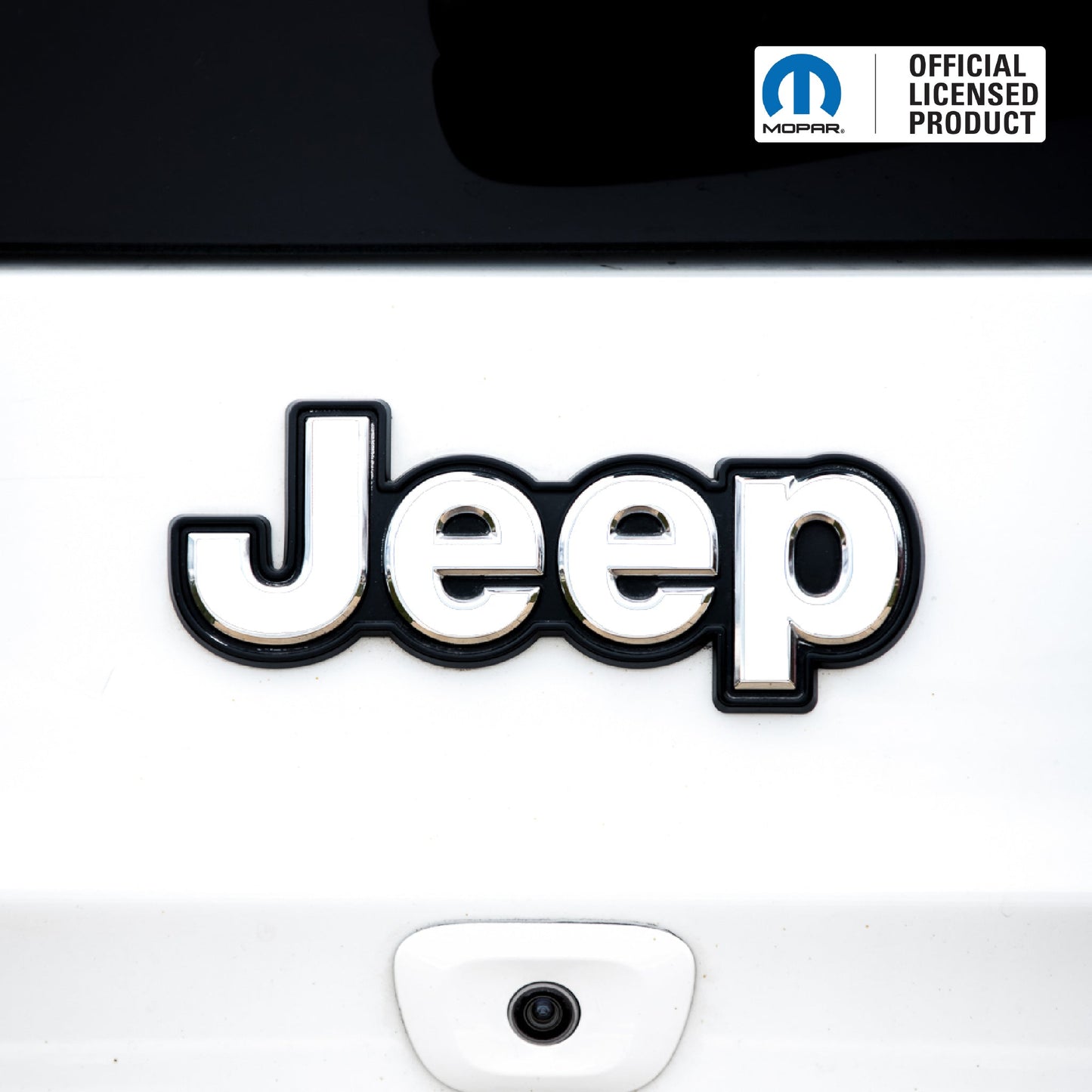 JEEP Emblem Overlay Decals – Solid Colors | Fits 2014+ Jeep Compass