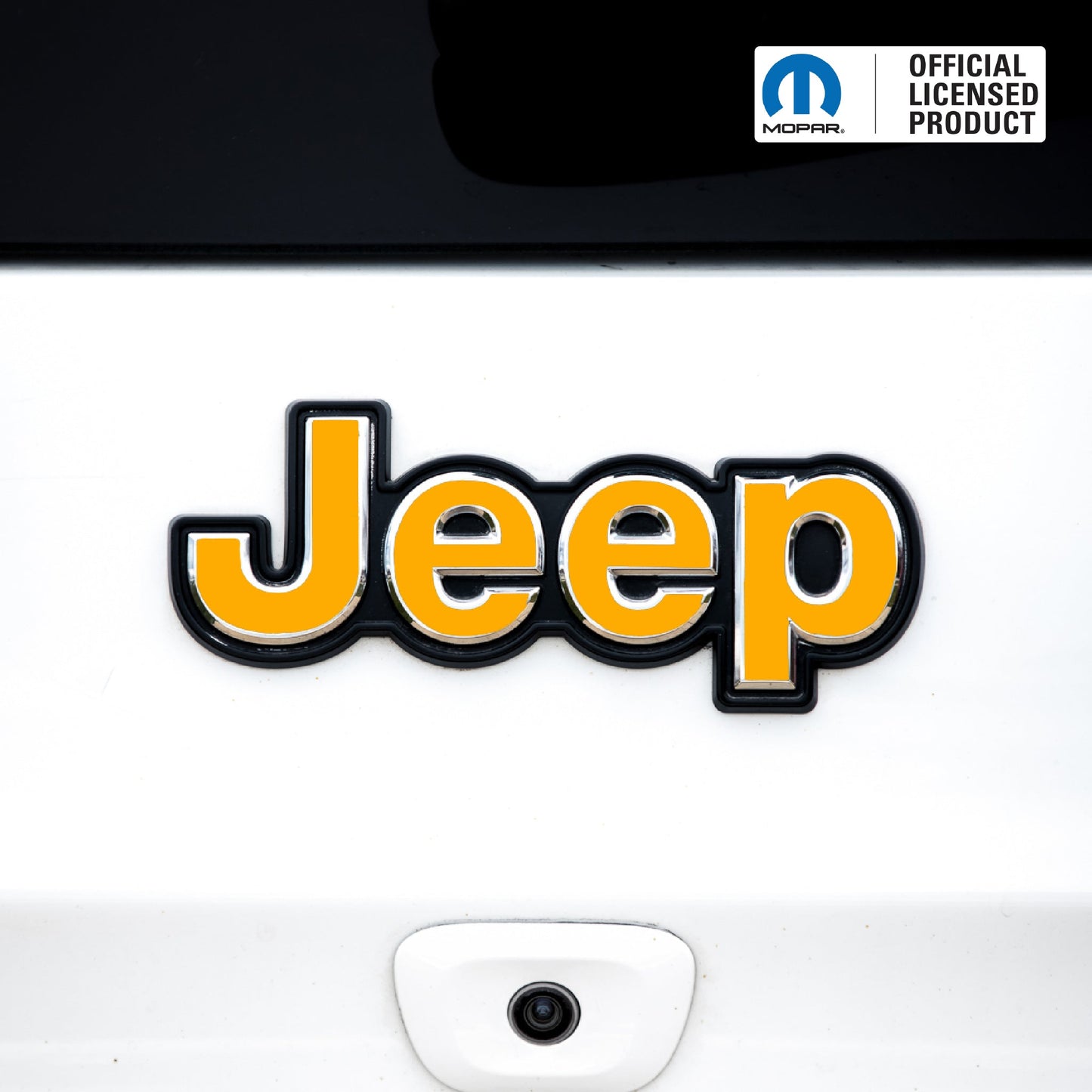 JEEP Emblem Overlay Decals – Solid Colors | Fits 2015+ Jeep Renegade