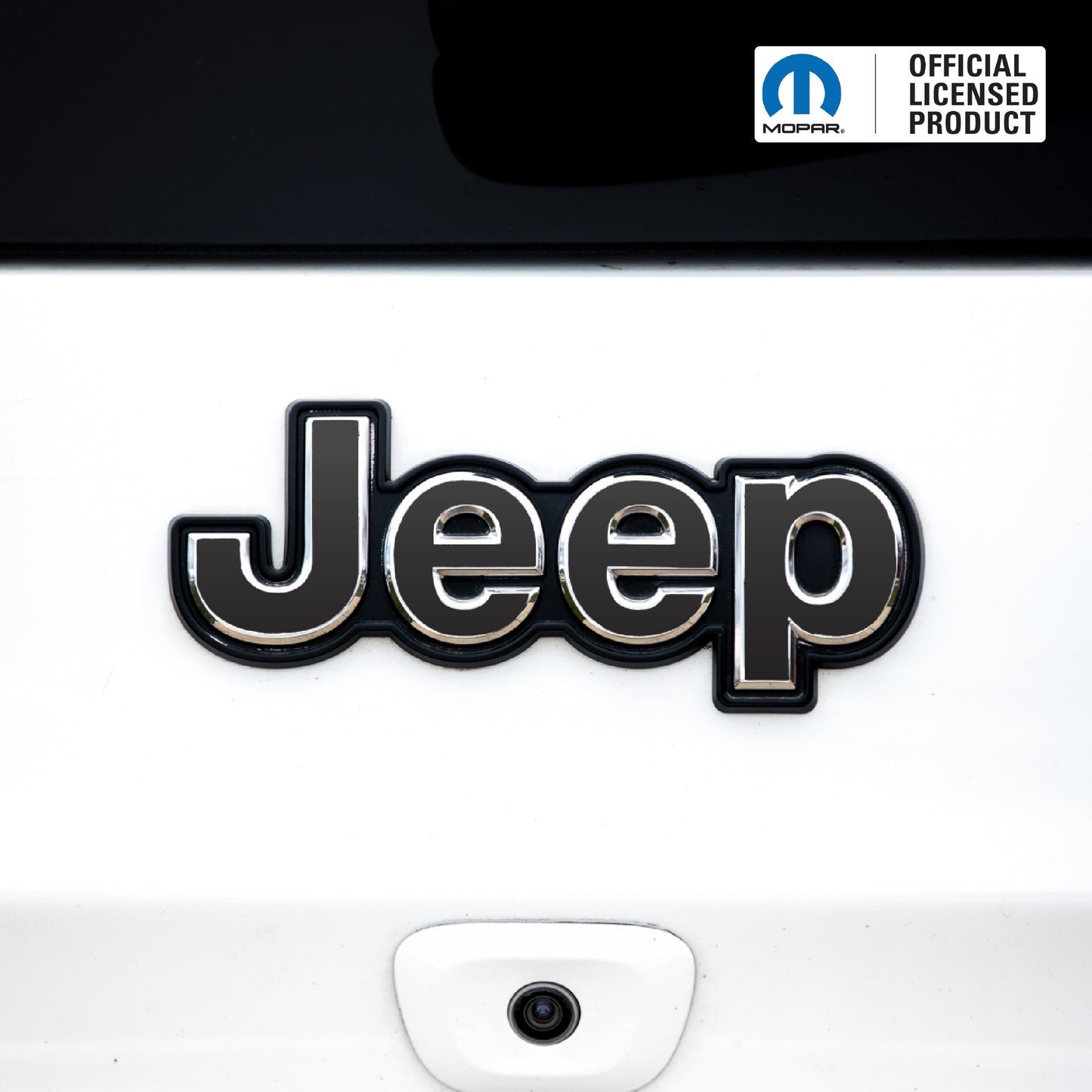 JEEP Emblem Overlay Decals – Solid Colors | Fits 2015+ Jeep Renegade
