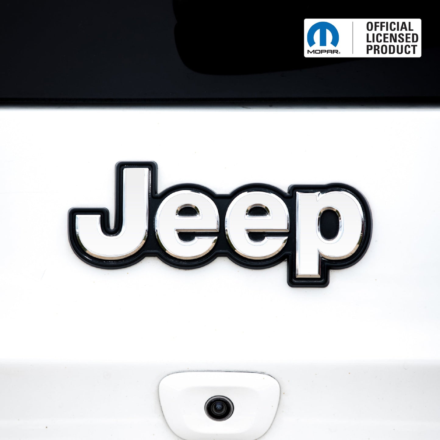 JEEP Emblem Overlay Decals – Solid Colors | Fits 2014+ Jeep Compass