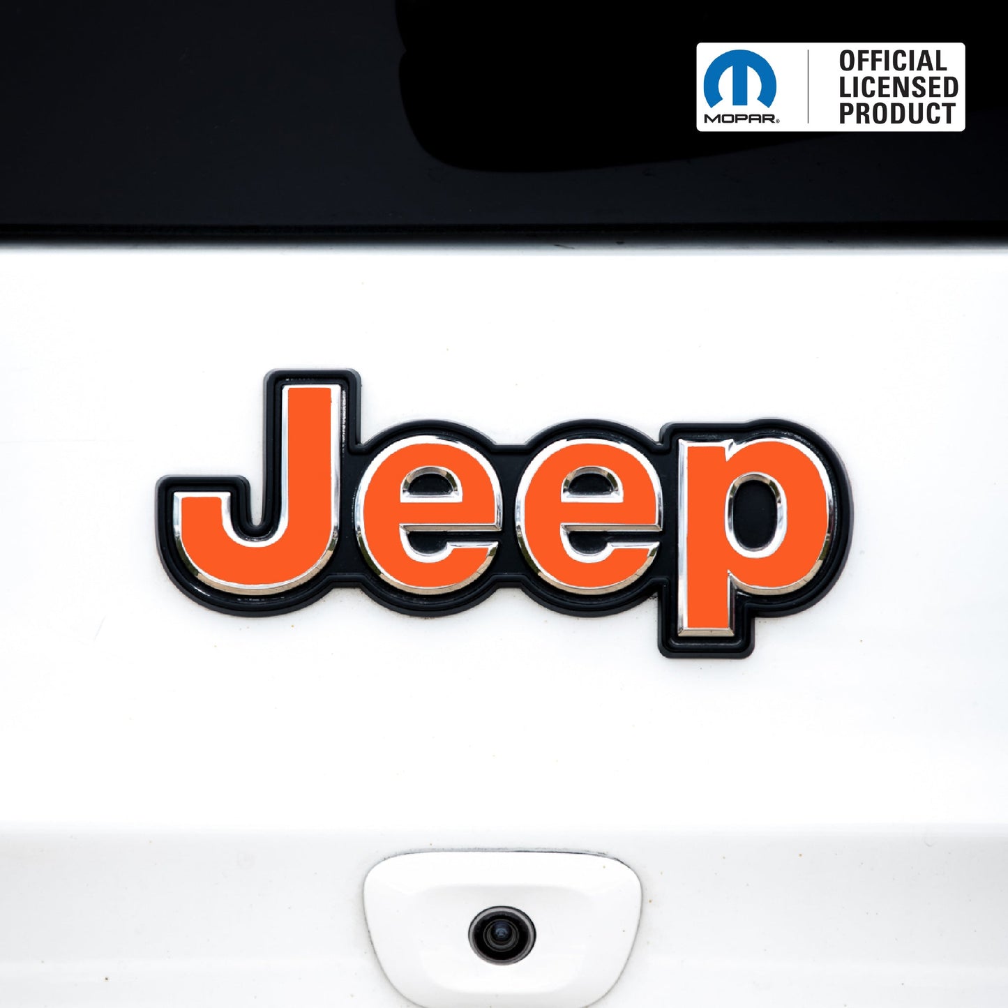 JEEP Emblem Overlay Decals – Solid Colors | Fits 2014–2025 Jeep Cherokee