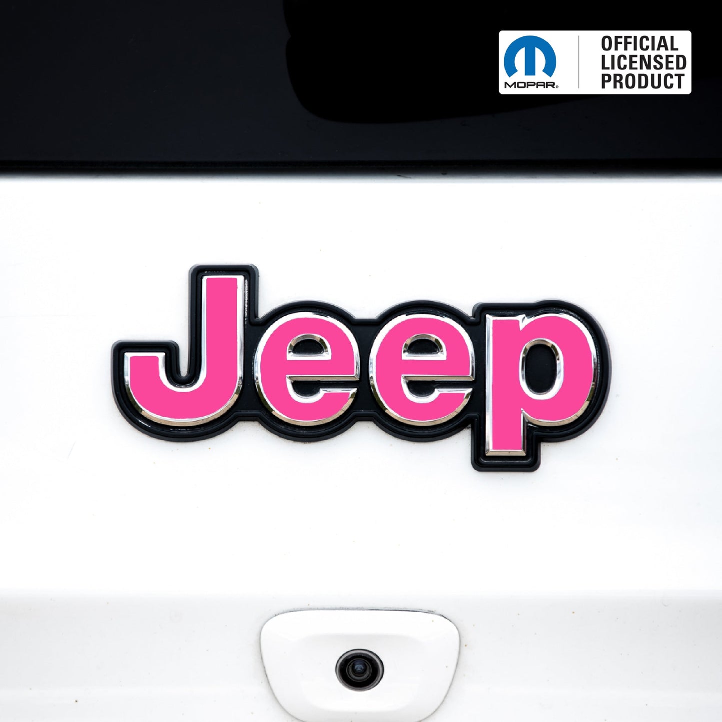 JEEP Emblem Overlay Decals – Solid Colors | Fits 2015+ Jeep Renegade