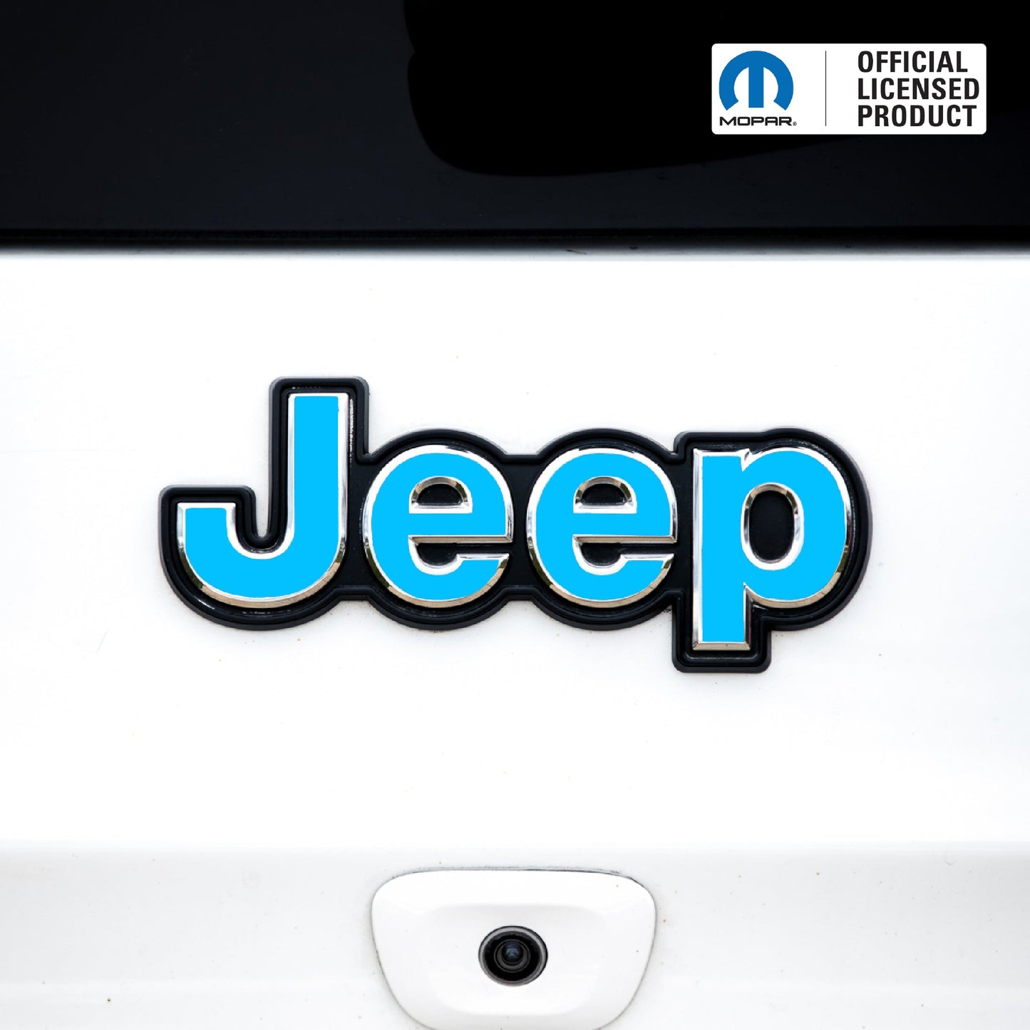 JEEP Emblem Overlay Decals – Solid Colors | Fits 2015+ Jeep Renegade