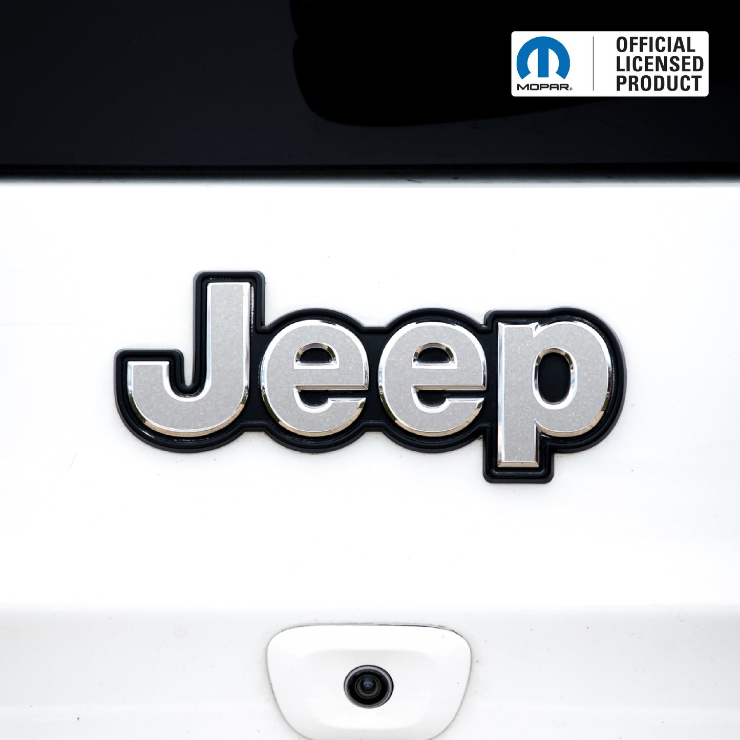 JEEP Emblem Overlay Decals – Solid Colors | Fits 2015+ Jeep Renegade