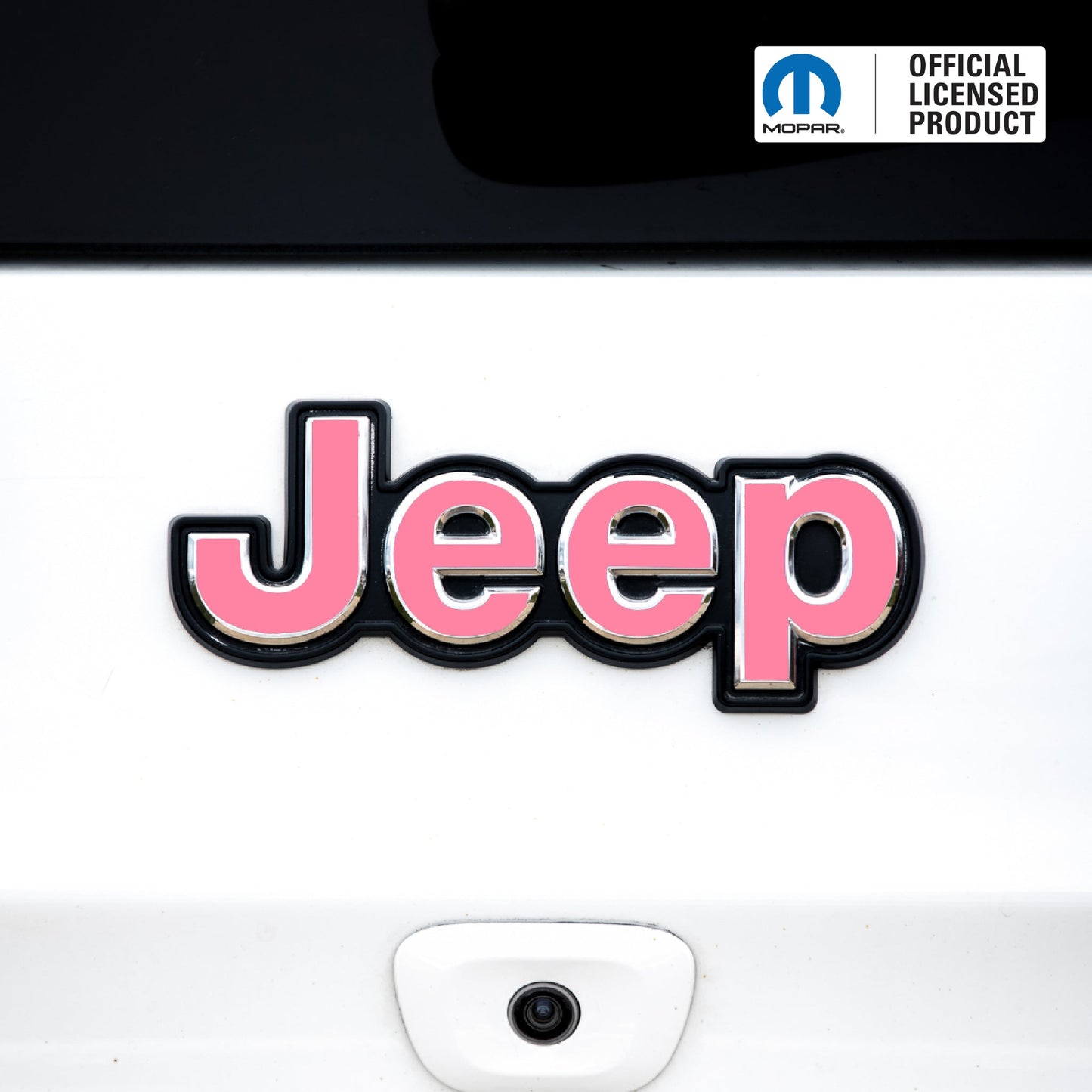 JEEP Emblem Overlay Decals – Solid Colors | Fits 2015+ Jeep Renegade