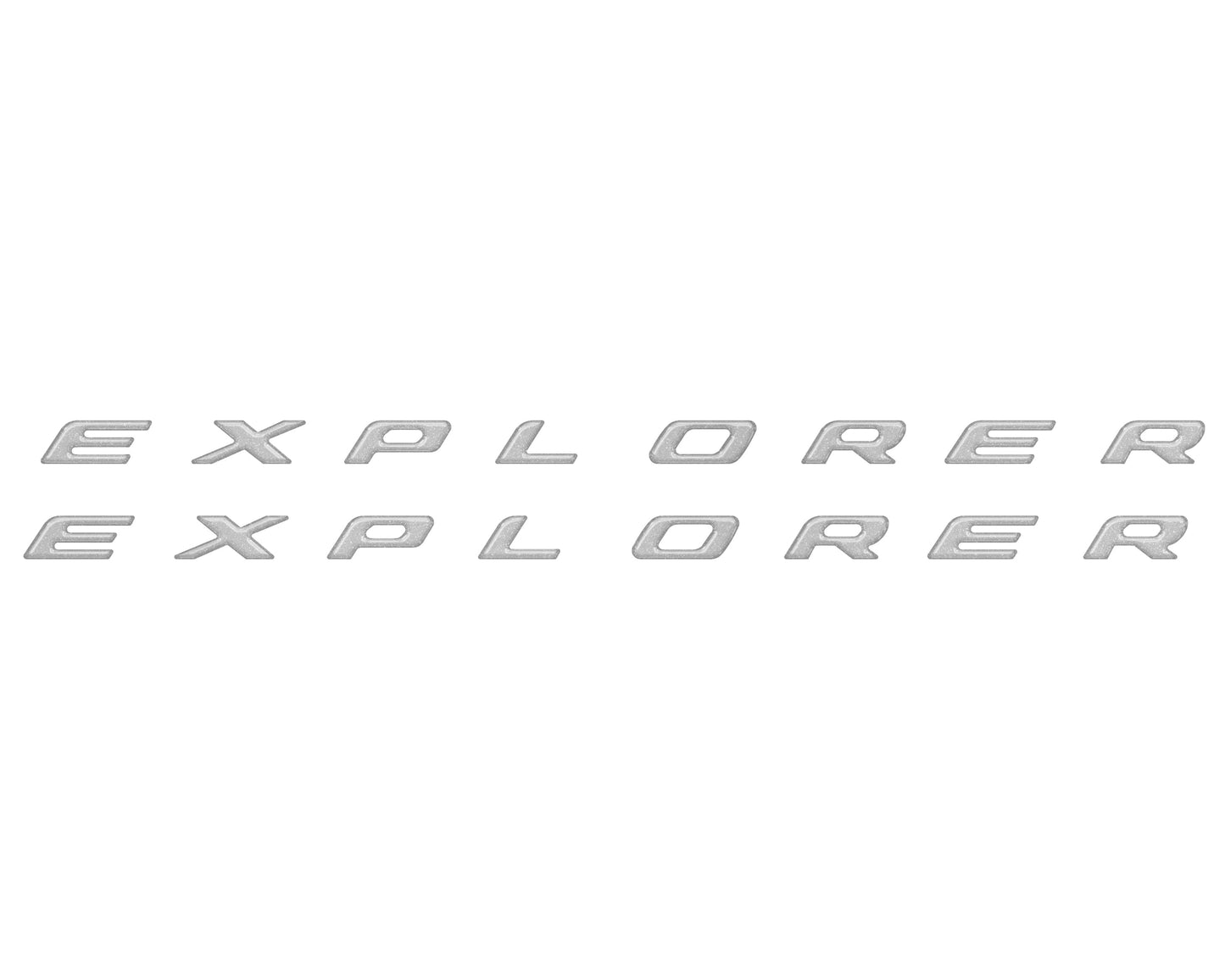 Rocker Panel Letter Inserts Fits 2020-2026 Ford Explorer