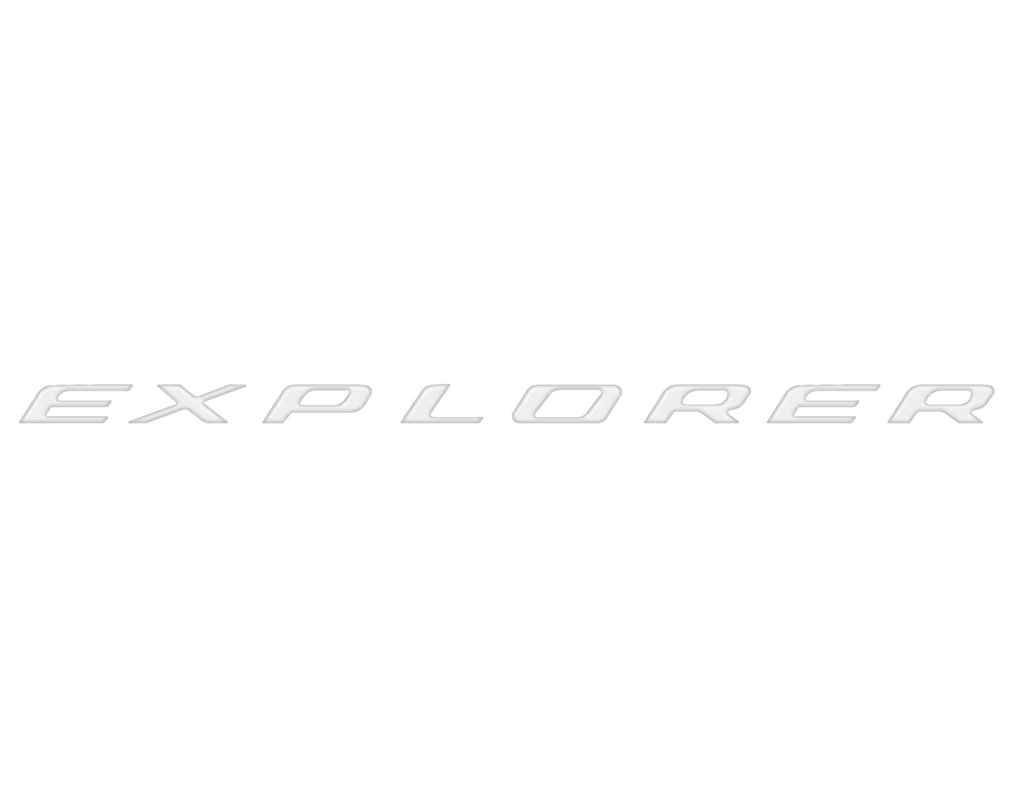 Lift Gate Letter Inserts Fits 2020-2024 Ford Explorer