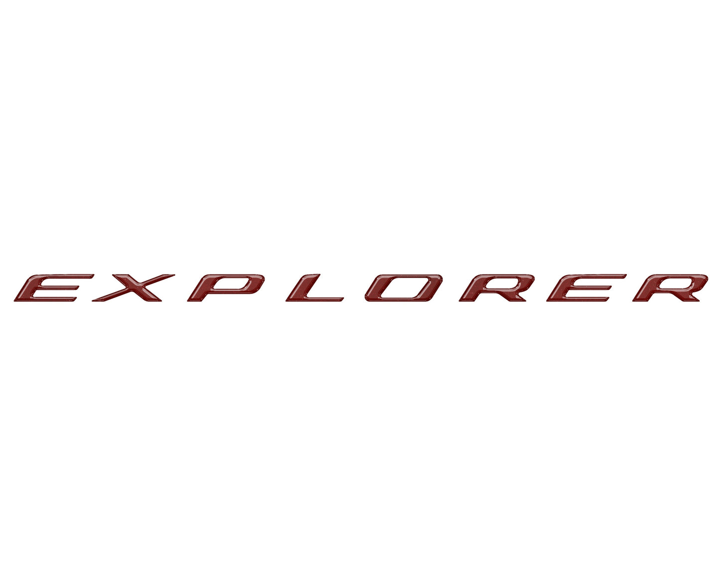 Liftgate Letter Overlays Fits 2025-2026 Ford Explorer