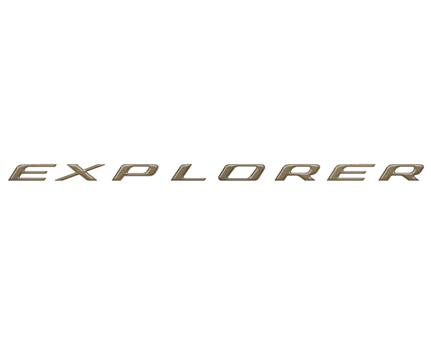 Liftgate Letter Overlays Fits 2025-2026 Ford Explorer