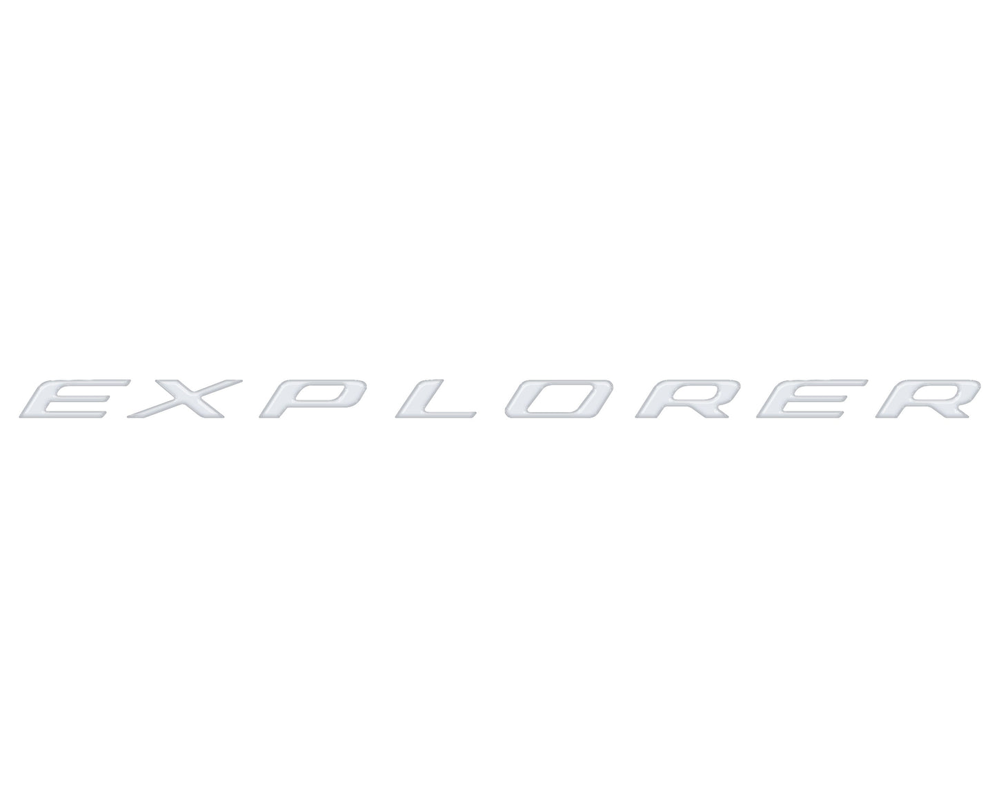 Liftgate Letter Overlays Fits 2025-2026 Ford Explorer