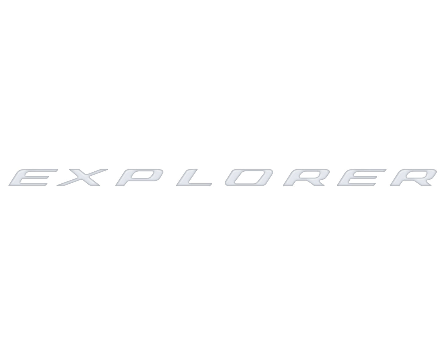 Liftgate Letter Overlays Fits 2025-2026 Ford Explorer