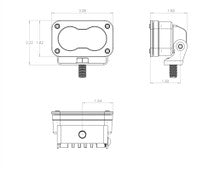 S2 Sport Black LED Auxiliary Light Pod Pair - Universal Baja Designs