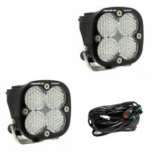 Squadron Sport Black LED Auxiliary Light Pod Pair - Universal Baja Designs