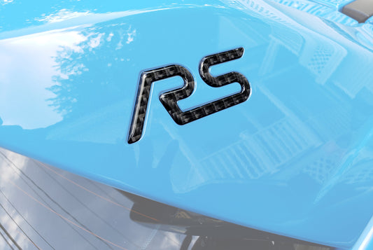 "RS" Spoiler Letter Inserts Fits 2016-2018 Ford Focus RS