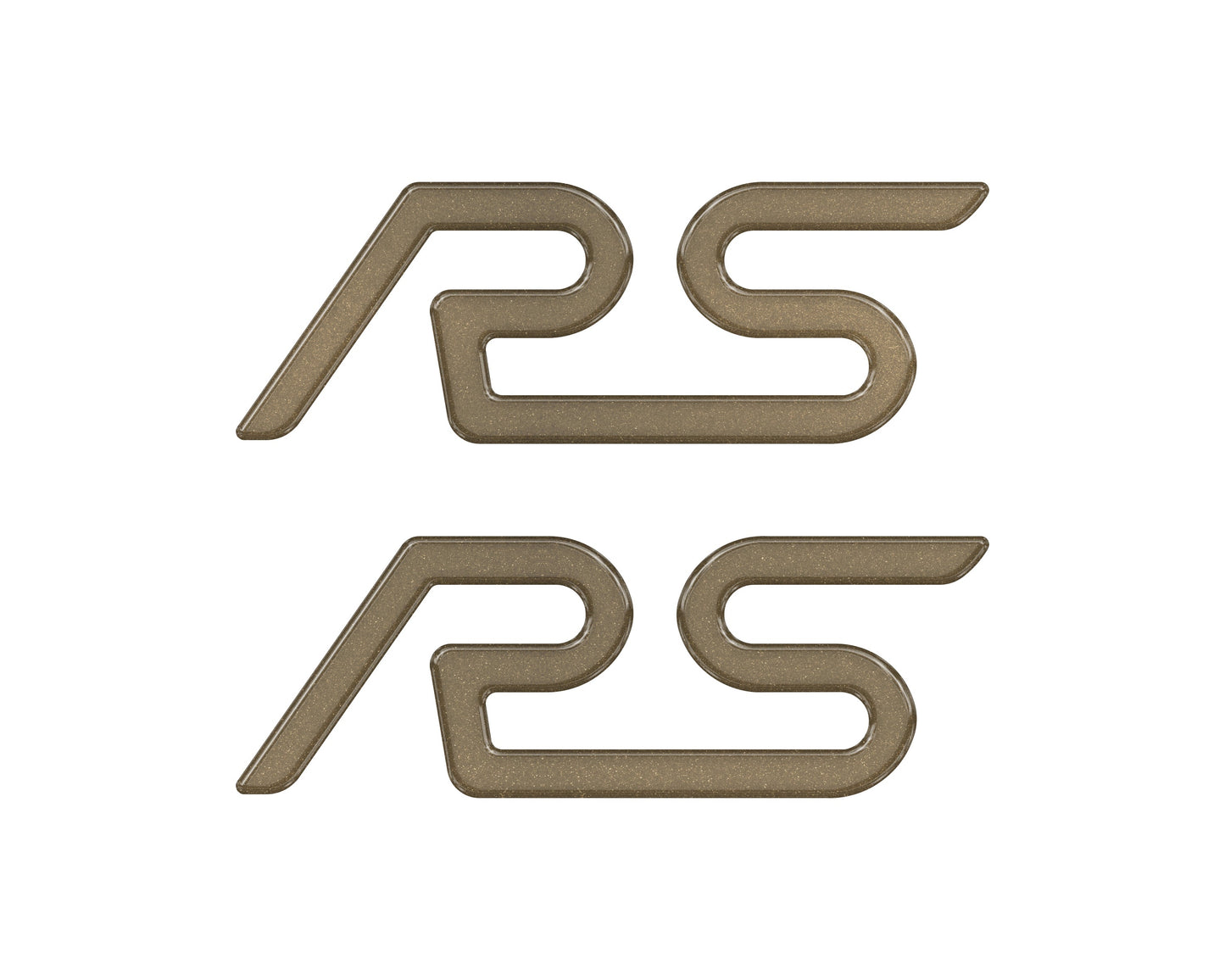 "RS" Spoiler Letter Inserts Fits 2016-2018 Ford Focus RS