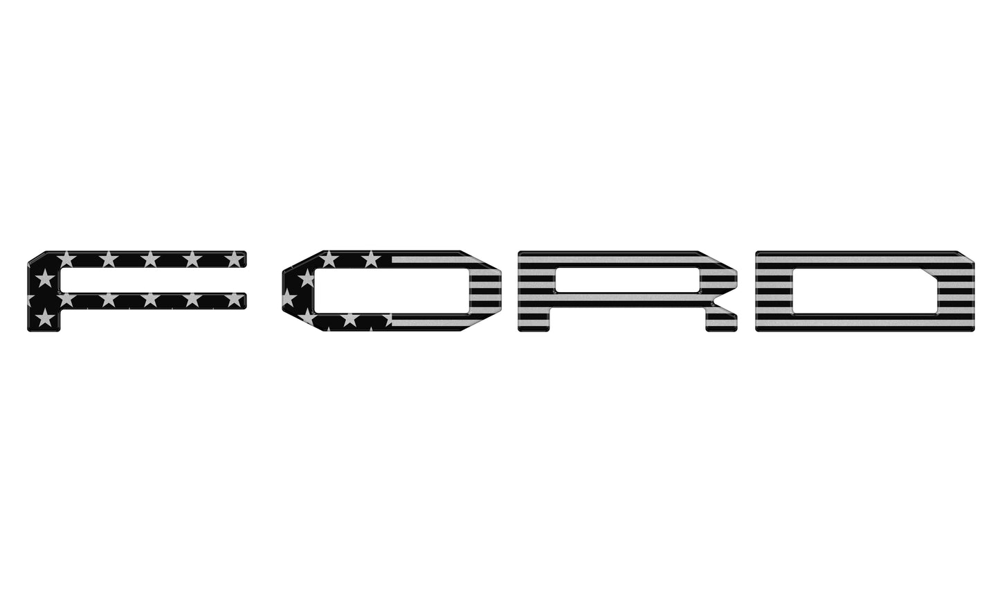 Grille Letter Overlays Fits 2015-2020 Ford F-150 Raptor