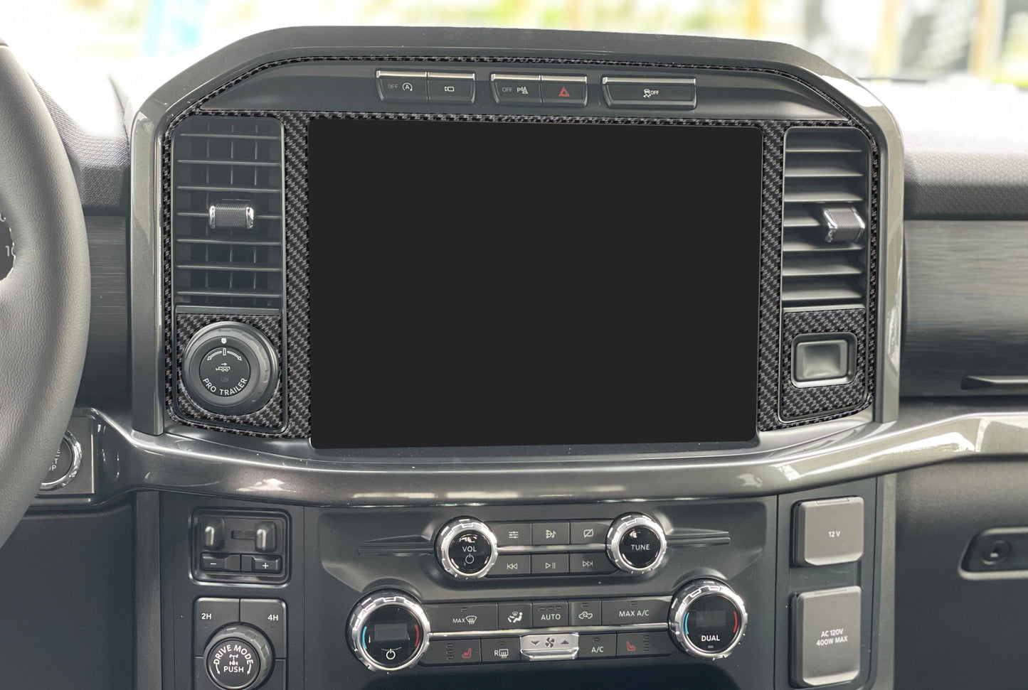 Navigation Screen Accent Trim Fits 2021-2026 Ford F-150