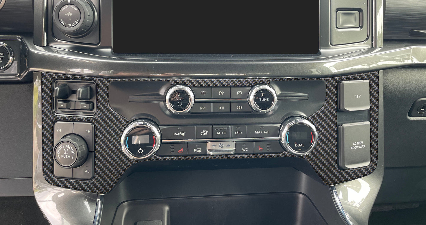Climate Control Accent Trim Fits 2021-2026 Ford F-150