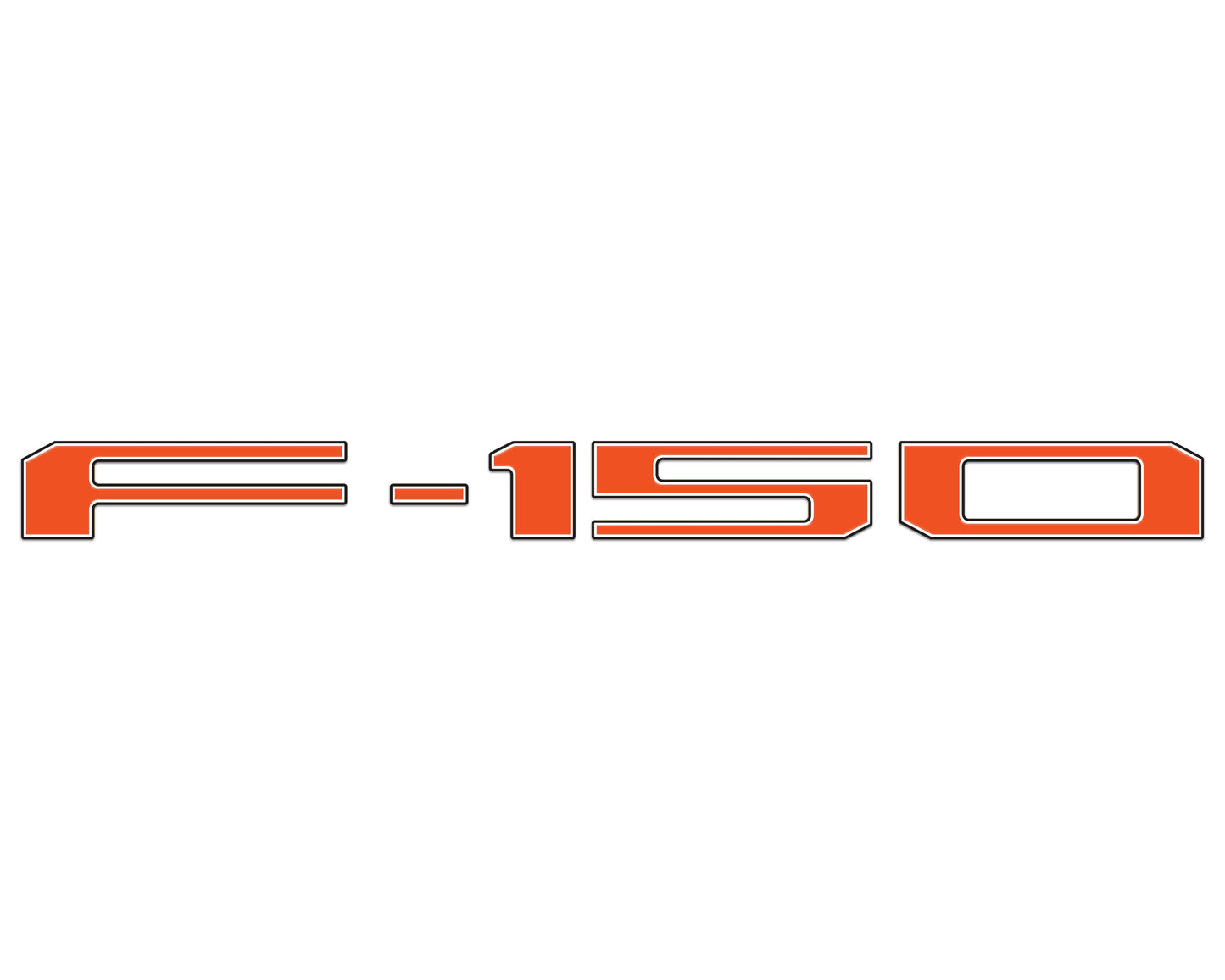Football Themed Tailgate Letter Inserts Fits 2021-2026 Ford F-150