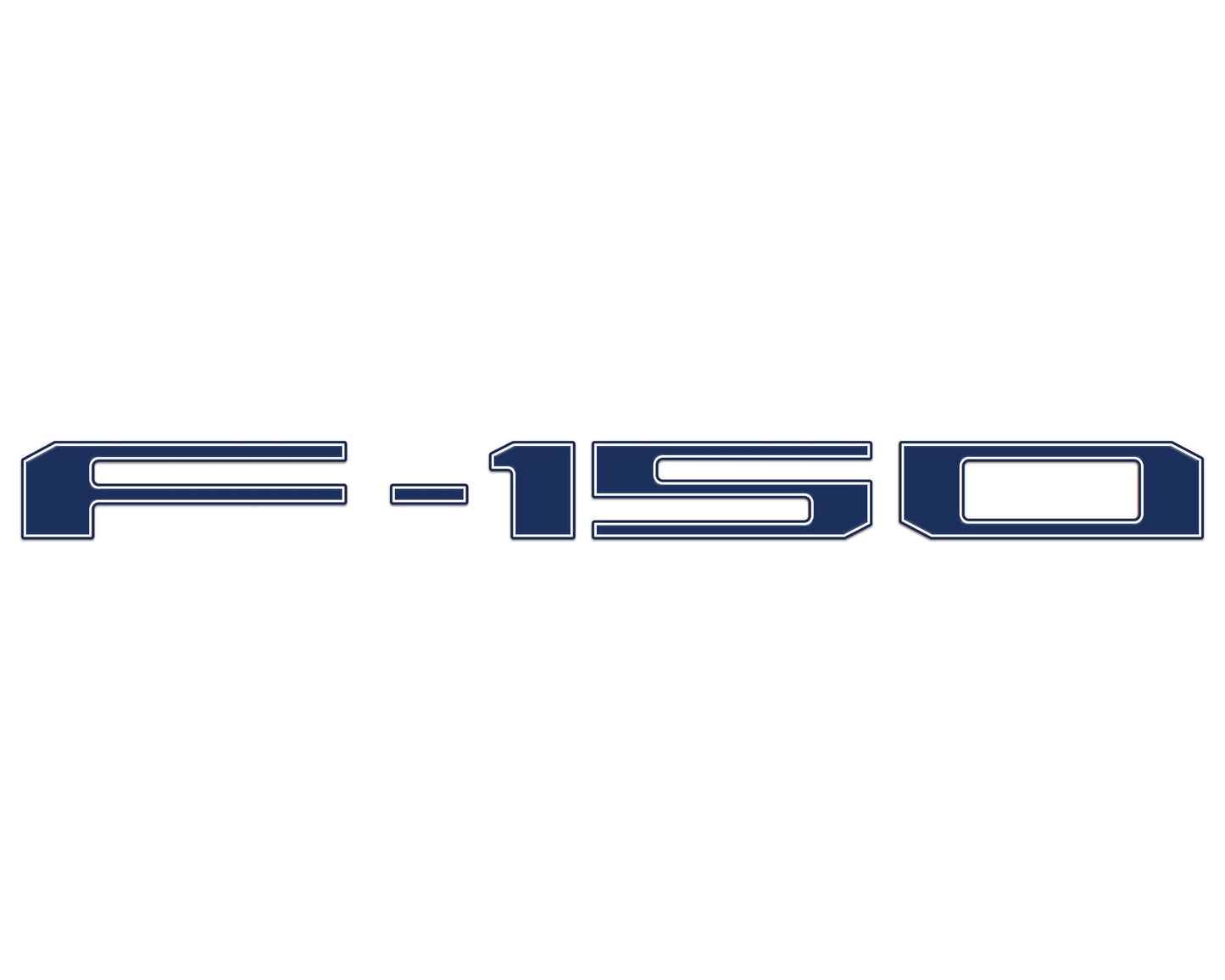 Football Themed Tailgate Letter Inserts Fits 2021-2026 Ford F-150