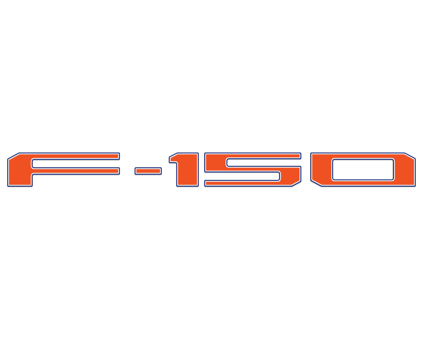Football Themed Tailgate Letter Inserts Fits 2021-2026 Ford F-150