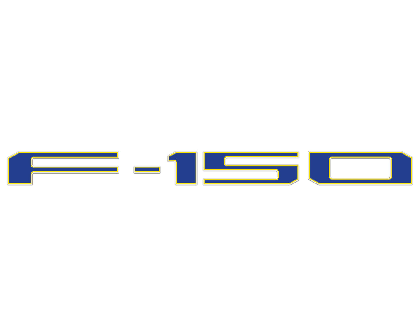 Football Themed Tailgate Letter Inserts Fits 2021-2026 Ford F-150