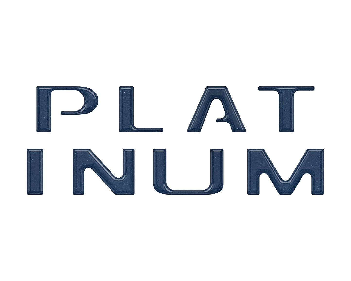 Tailgate Letter Inserts Fits 2018-2020 Ford F-150 Platinum
