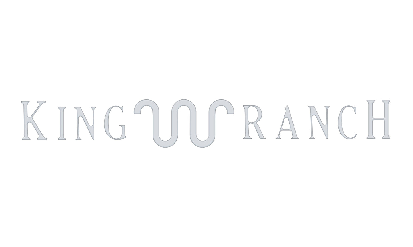King Ranch Tailgate Letter Inserts Fits 2015-2017 Ford F-150