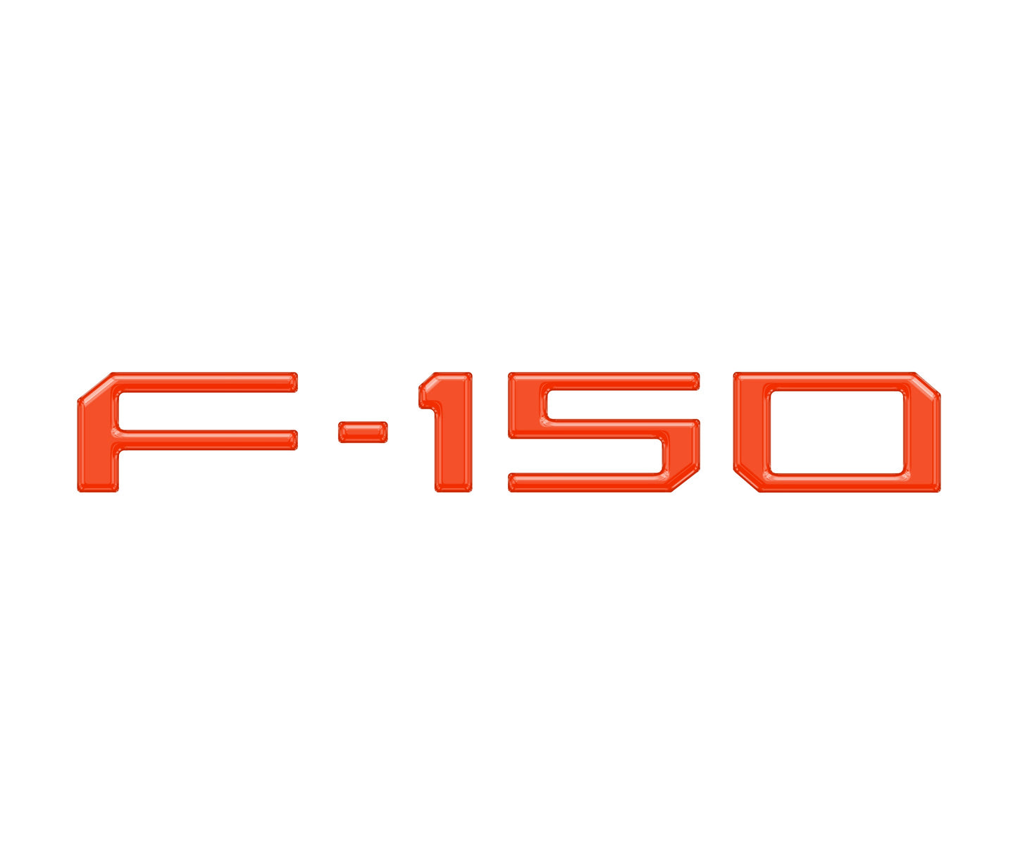 Tailgate Applique F-150 Emblem Overlays Fits 2021-2026 Ford F-150 Raptor/King Ranch/Platinum/Limited