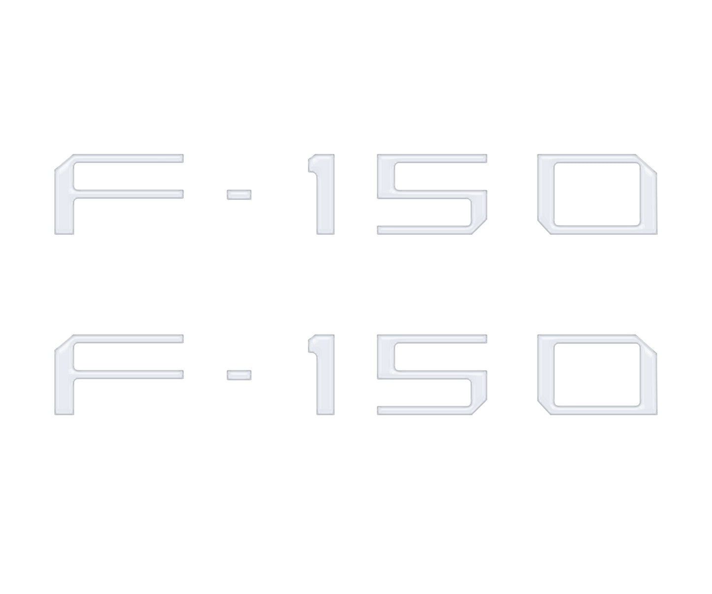 Charge Port Lid Letter Inserts Fits 2022-2026 Ford F-150 Lightning