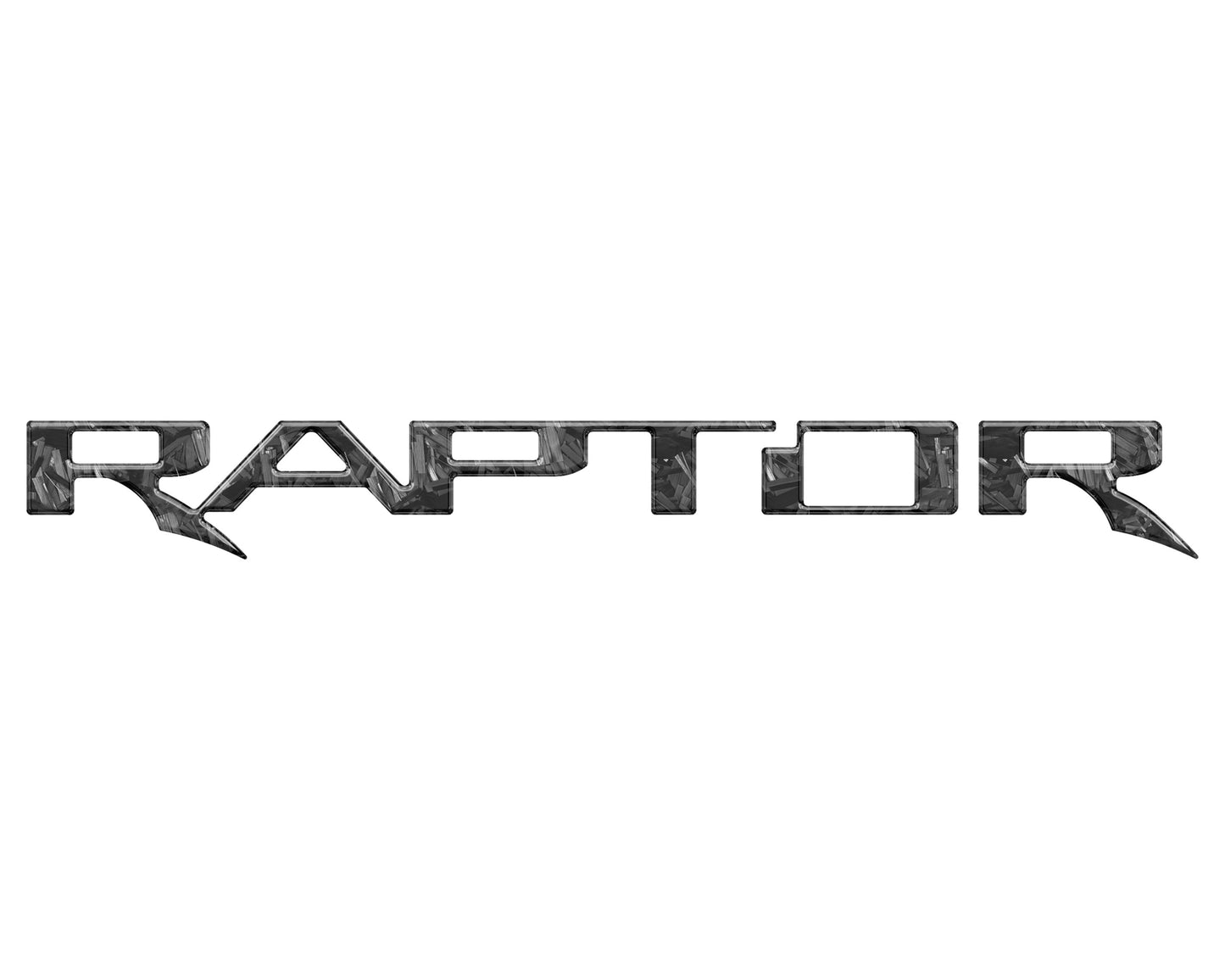 Raptor Tailgate Emblem Inserts Fits 2024-2026 Ford Ranger