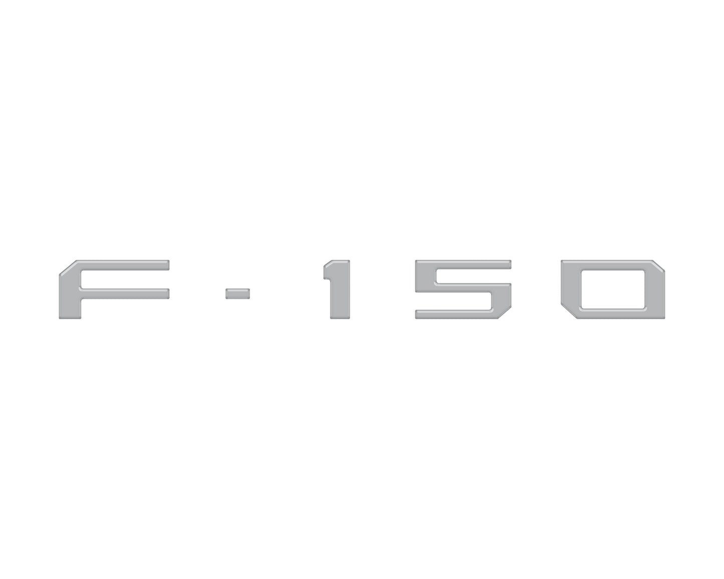 Passenger Cubby Letter Overlays Fits 2021-2026 Ford F-150 XL/STX