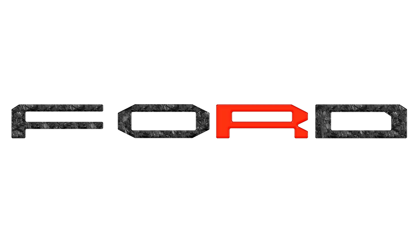 Raptor Front Grille Letters Fits 2021-2026 Ford F-150 Raptor